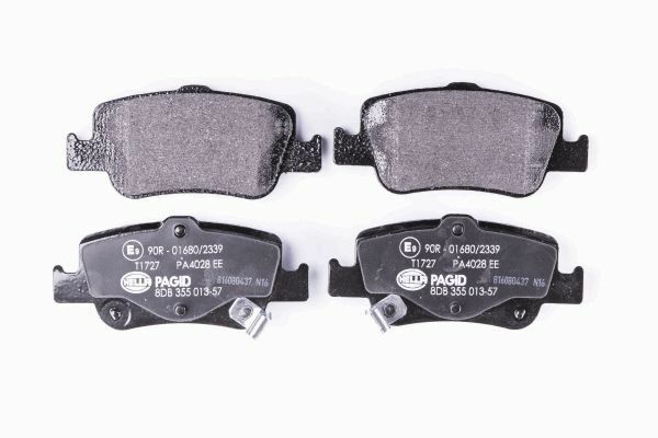 Hella 8DB 355 013-571 Bremsbelagsatz, Scheibenbremse FüR Toyota-image