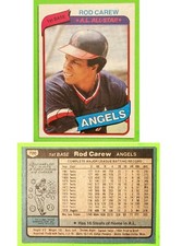 1980 TOPPS #700, ROD CAREW, 1st BASE, CALIFORNIA ANGELS, A.L. ALL-STAR, NM/M