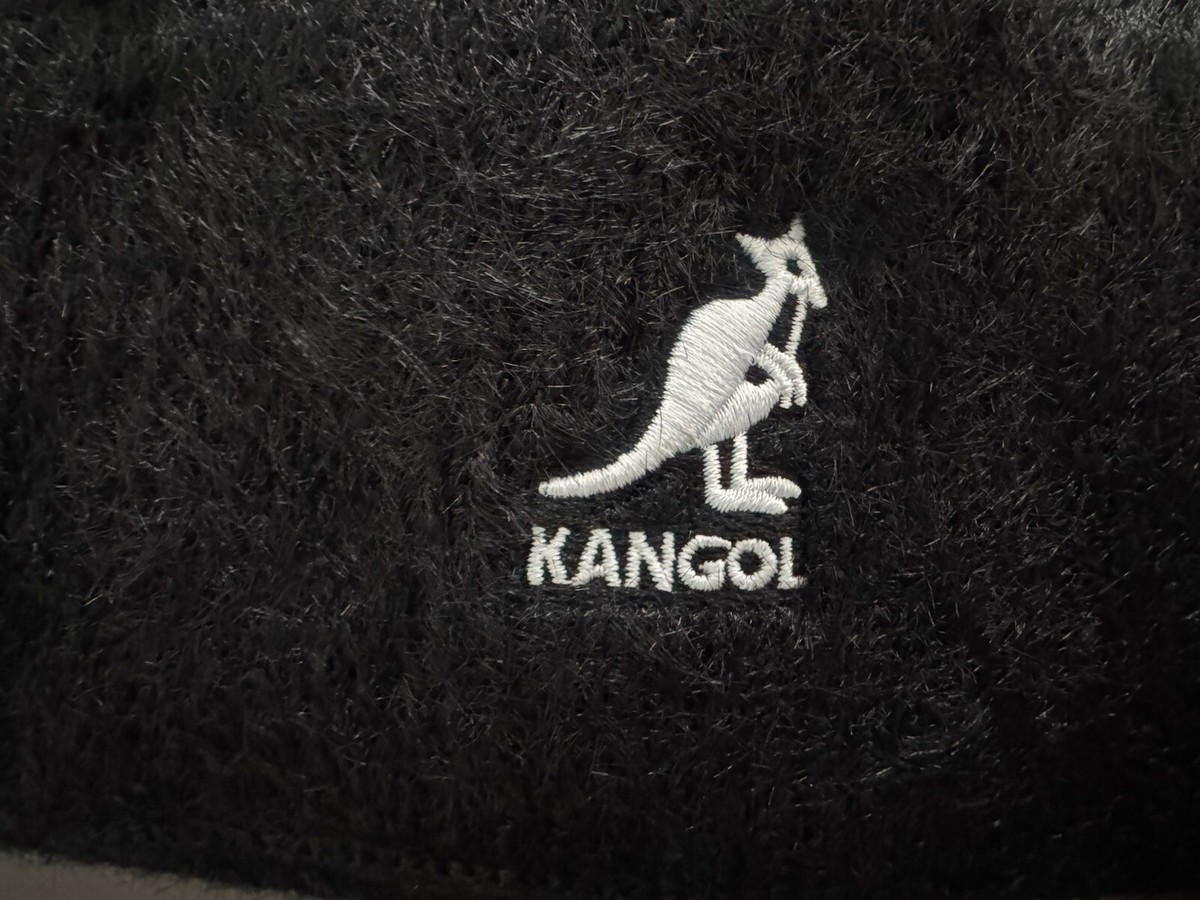 KANGOL FURGORA SKULL CAP WINTER BEANIE HAT BLACK MENS ONE SIZE
