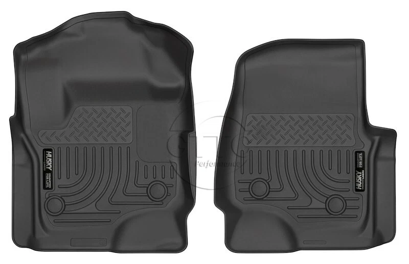 Alfombrillas Husky WeatherBeater para Ford F250 F350 F450 F550 17-25 con piso de vinilo Foto 2 de 4