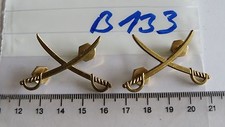 Schulterst&uuml;ck Metall Auflagen Schwerter Marschall oder so 1 Paar (B133)