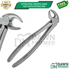 Dental Mead Forceps MD3 for Lower Incisors & Roots Teeth Extracting Surgical
