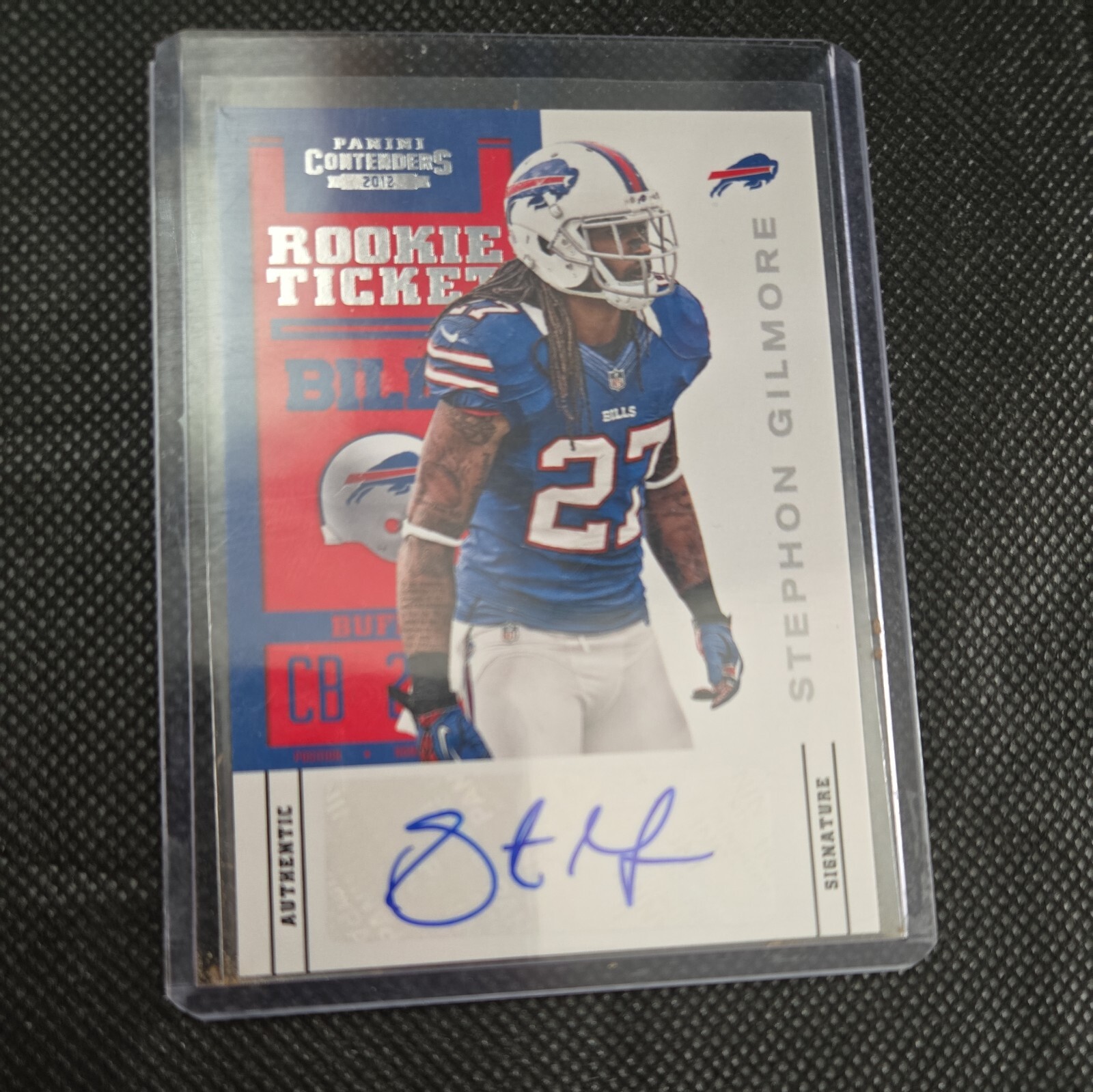 2012 Contenders - STEPHON GILMORE - Rookie Ticket RC Auto
