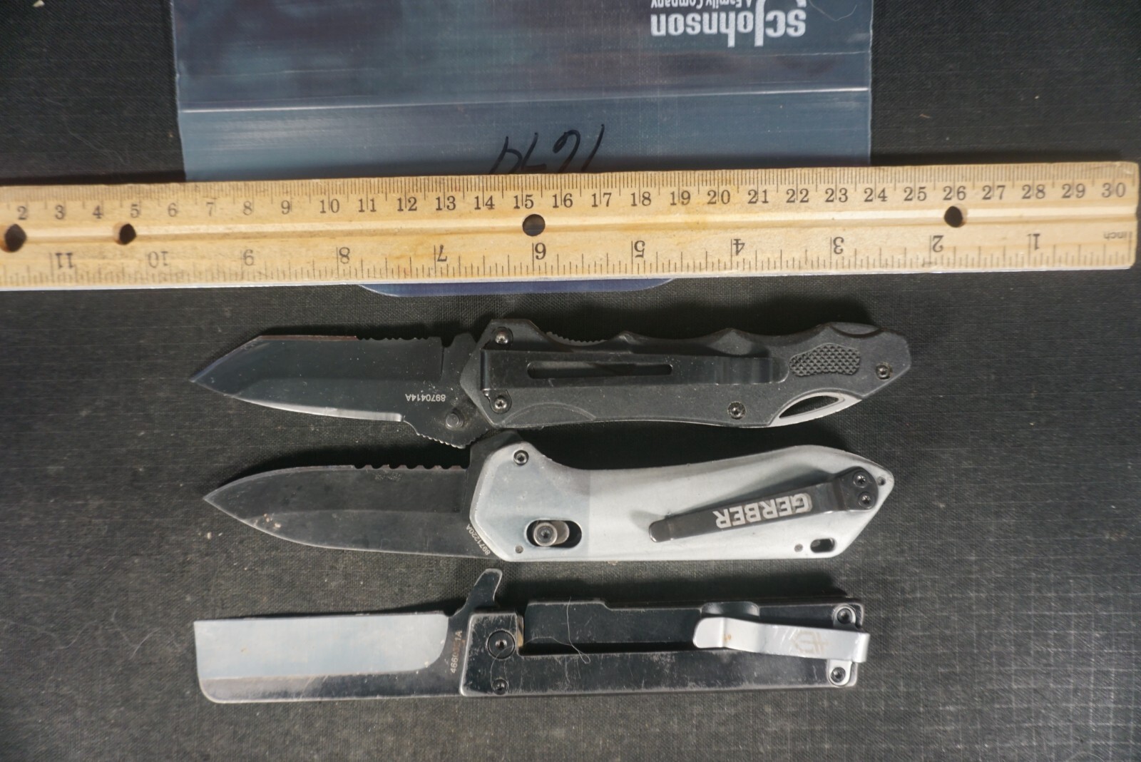 1674 Three Gerber pocket knives eBay