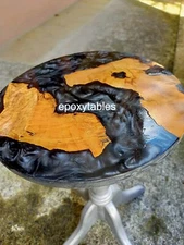 Handmade Epoxy Resin Tea Table Top Counter Desk Kitchen Balcony Furniture Decors