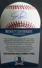 Forrest Whitley Houston Astros Signed Official Baseball W/Beckett COA V77825