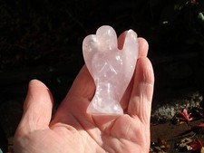 Rose Quartz Angel Self Standing-Beautifully Hand carved-Lovely Energy*