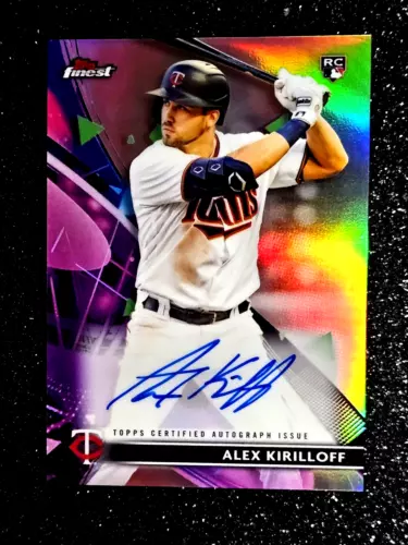 2021 Topps Chrome Finest Refractor Alex Kirilloff Rookie Auto RC #FA-AKI 💥💥