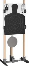 2-in-1 Shooting Target Stand Base Adjustable Width from 8" to 24" for USPSA IPSC