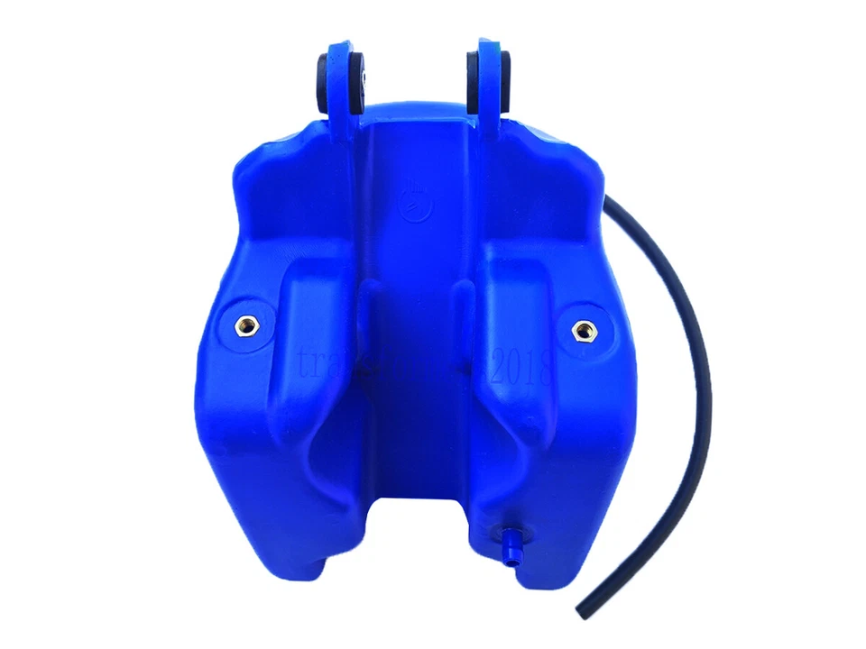 Tanque de combustible Yamaha PW50 PY50 50CC (bicicleta de tierra) piezas de motocicleta tanque de gasolina de combustible (azul Foto 2 de 3