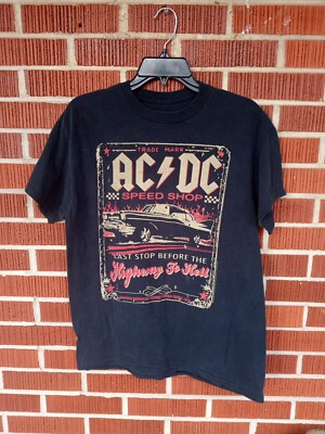 AC DC T Shirt Speed Shop Highway To Hell Size M By Liquid Blue | eBay