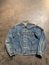 Vintage Levis Trucker Denim Jean Jacket Type III 70505 0217 Sz 40 USA Med Wash