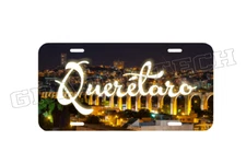 QUERETARO MEXICO PLACA DE ALUMINIO IMPRESA PARA VEICULO 