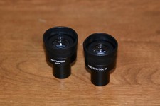Pair 2x OLYMPUS Japan Microscope WK 10X / 20L-H Ocular Eyepieces GREAT SHAPE 