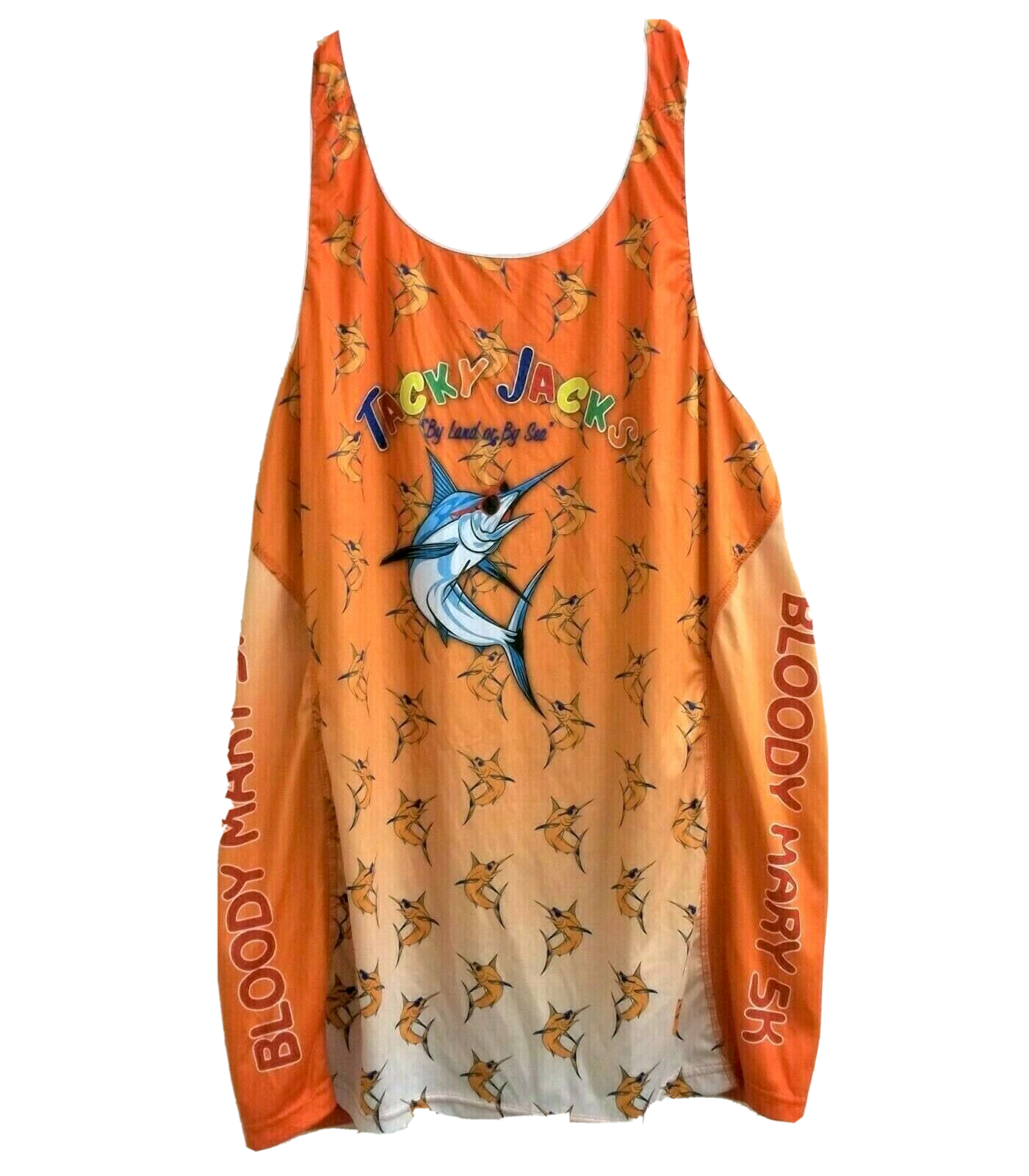 Tacky Jack's Bloody Mary 5K Run Gulf Shores AL Sport Shirt M Medium