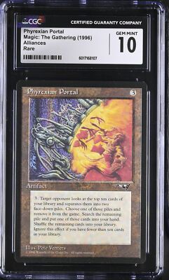 PHYREXIAN PORTAL Alliances Rare Reserved List CGC 10 Gem Mint MTG  [Nostalgium] | eBay
