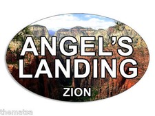 ZION ANGEL'S LANDING TOOLBOX CAR HELMET STICKER DECAL 5" MADE IN USA