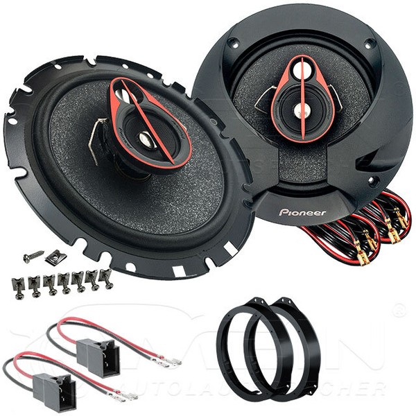 Pioneer Lautsprecher FüR Opel Omega B 1994-2004 Front TüR Vorn 3-Wege 250W #Brev-image