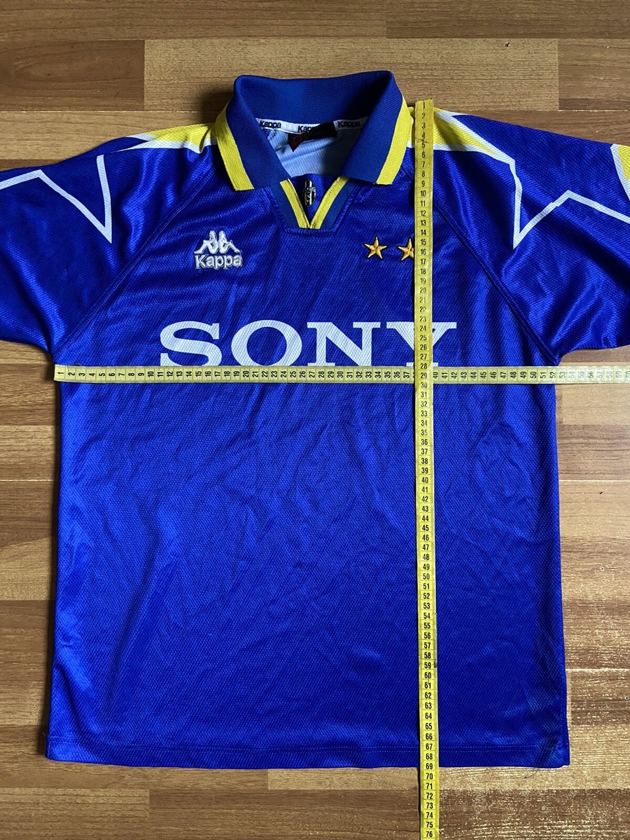 JUVENTUS 1995 1996 AWAY FOOTBALL SHIRT SOCCER JERSEY LONG SLEEVE