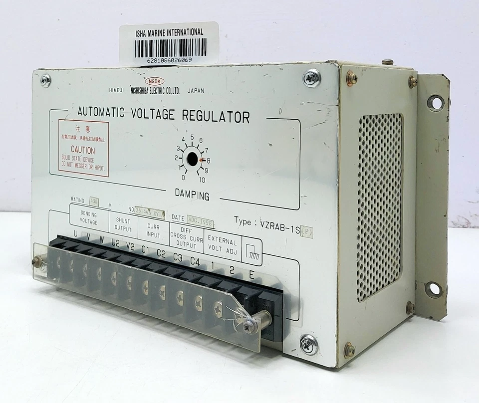 Nishishiba Electric VZRAB-1S(P) Voltage Regulator 6069 - Image 2 of 4
