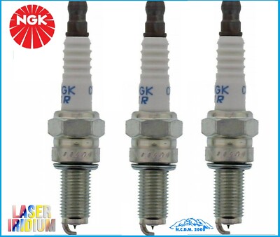 Kit 3 Candles Ngk Laser Iridium Cr9Eib-9 For Mv Agusta Rivale 800 2013-2014-2015