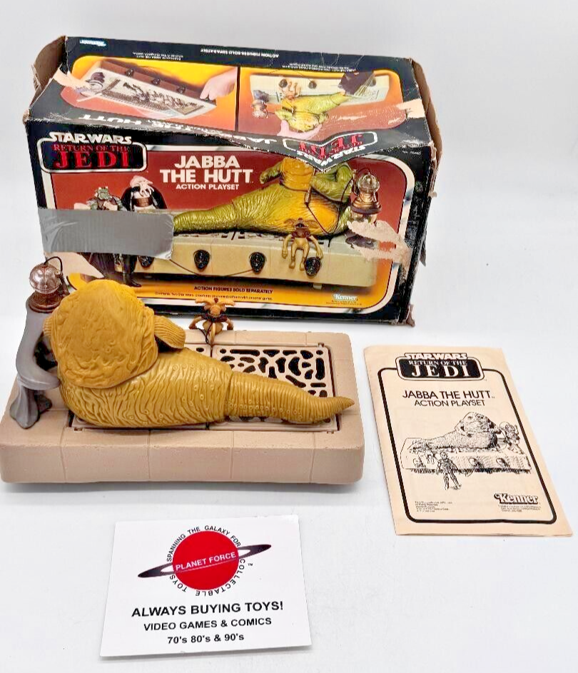 1983 Jabba The Hutt Complete w/ Box Vintage Star Wars Kenner