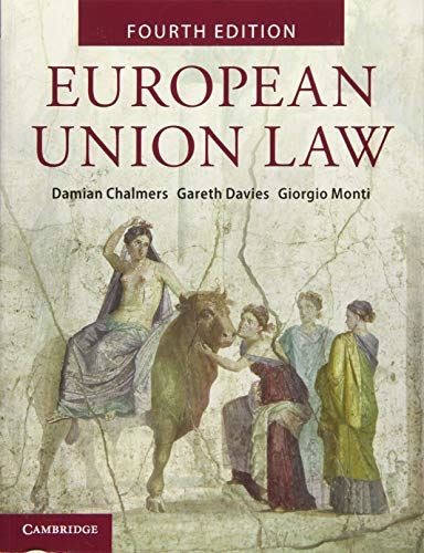 European Union Law: Text and Materials by Damian Chalmers (2019)