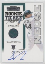 2020 Panini Contenders Retro 1998 Rookie Ticket Sheldon Neuse #98RT-SN Auto 4nm
