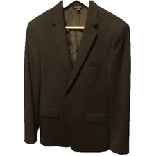 Banana Republic Men's 38S Standard Fit Navy Wool Suit Jacket Italian Fabric