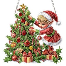 Hanging Diamond Art Kit for Adults, Special Shaped Crystal Gem Craft Diamond ...
