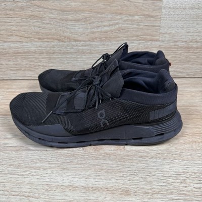 On Cloudnova 2 Mens 13 Shoes Black Athletic Training Running Sneakers