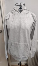 New Look Grey Maternity Hoodie Size 10. Drawstring Hood, Kangaroo Pocket Vgc