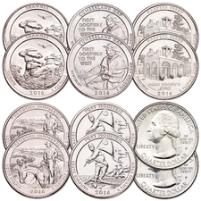 2016 P&D National Park Quarter Year Set