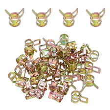 40 Pcs Spring Band Hose Clamps for 5.5-5.8mm OD 0.2" 5mm ID Multicolored