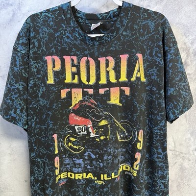 Vintage 90s Motocross Racing Single Stitch AOP T-Shirt Mens XL AMA Camel Pro