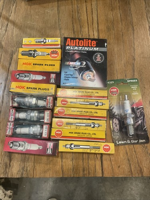 #ad BGK Champion And Autolite Vintage Spark Plug Lot $79.99