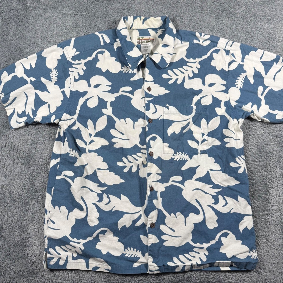 VTG Patagonia Pataloha Stout Shirt Mens L Hawaiian Camp Shirt Loop