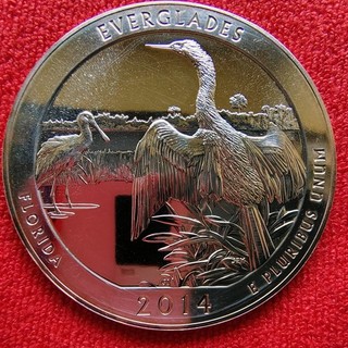 Everglades USA 2014 🇺🇸 America the Beautiful Florida 5oz Silber ATB