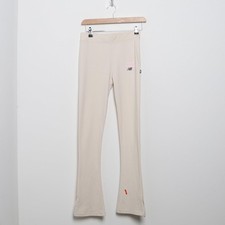 NEW BALANCE Girls' Flare Leggings Junior Cream Marl SIZE 12-13YRS