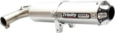 Brushed Aluminum Slip On Exhaust Trinity Racing TR-4158S For Yamaha YXZ1000R