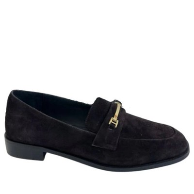 Linda Baumann Damen Braune Leder Loafer Freizeit LDB6585-25228BRW
