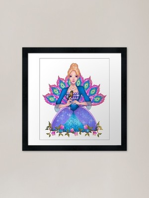 Inselprinzessin gerahmter Kunstdruck gerahmtes Wandbild Poster Leinwanddruck Bild