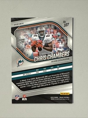 2025 Panini Prizm Chris Chambers Green Scope /75 | eBay