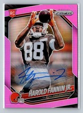 Harold Fannin Jr. [Autograph Pink] #399 2025 Panini Prizm