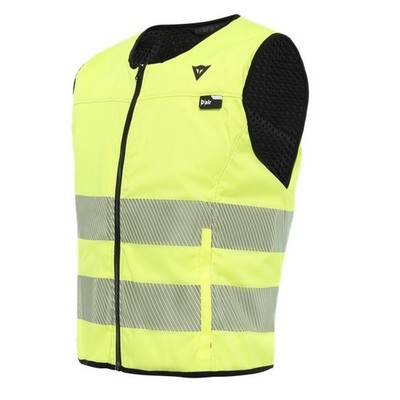 Airbagweste Dainese SMART JACKET HI-VISIBILITY schwarz-neongelb