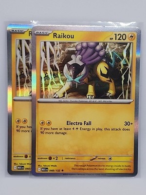 Pokemon | MEG | Raikou | 048/132 | NM Holo 2x