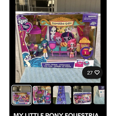 Hasbro My Little Pony Equestria Girls Movie Theater Juniper Montage Playset