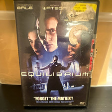 Equilibrium DVD Widescreen Christian Bale Emily Watson Kurt Wimmer R Sci-Fi