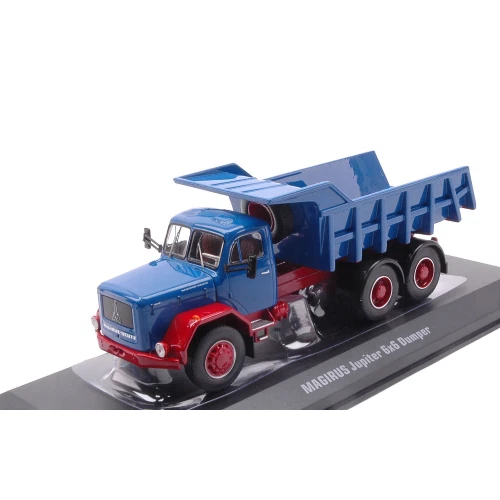 MAGIRUS JUPITER 6x6 1964 TRUCK CASSONE RIBALTABILE 3-ASSI 1:43 Ixo Model Camion - Immagine 2 di 3