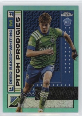 2022 Chrome MLS Pitch Prodigies Aqua Refractor /299 Reed Baker-Whiting #191 0j8k